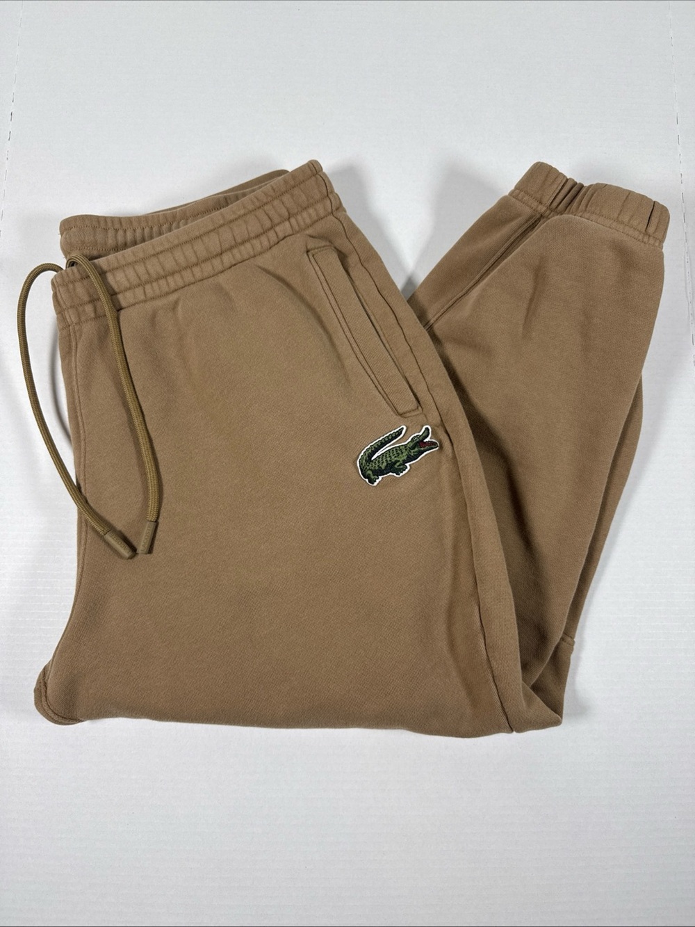 Lacoste unisex Brown Fleece Jogger Bottoms